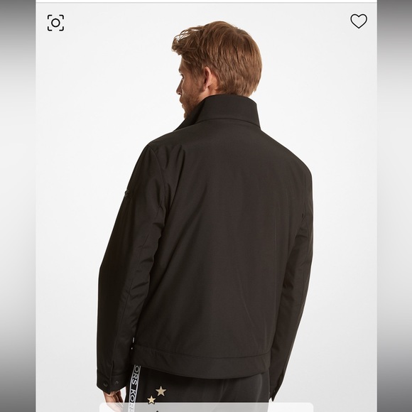 Michael Kors Men's Belgravia Woven Zip-Up Jacket Black Size S - Picture 2 of 16